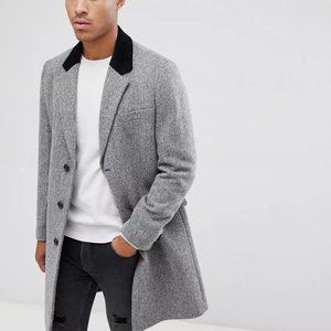 Grey wool coat (NEVER BEEN WORN)